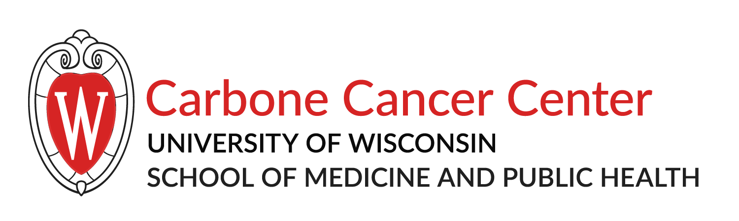 University of Wisconsin Carbone Cancer Center logo - two color