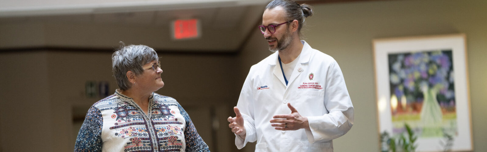 doctor speaking with patient