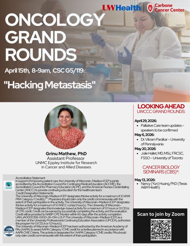 Steven Kregel Grand Rounds announcement - 4/1/26