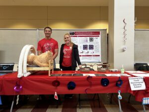 science expeditions - standing at booth