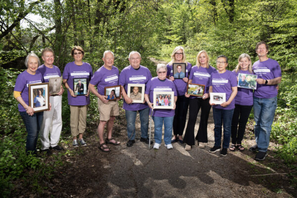 Pancreas Cancer Task Force Members with Photos of Loved Ones